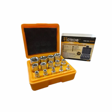 Imagen de Juego Dados Torx Hembra Hoteche 14 Pzas - Ynter Industrial