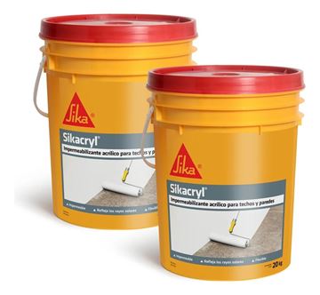 Imagen de Impermeabilizante acrílico SIKACRYL 20+20kg Sika - Ynter Industrial