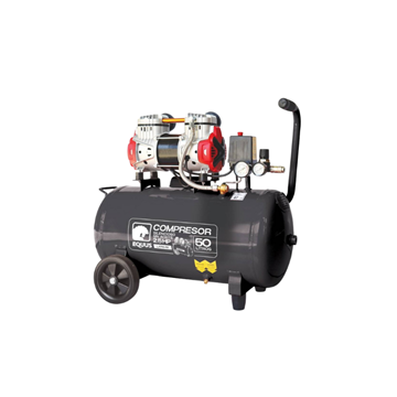 Imagen de Compresor 50 Lts 2.5 HP Sin Aceite Silencioso Equus - Ynter