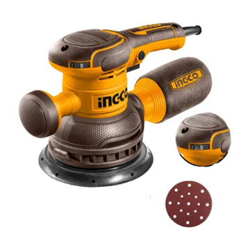 Imagen de Lijadora Roto Orbital 450W 150mm Ingco - Ynter Industrial