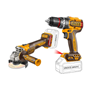 Imagen de Combo Ingco 4 Pzas C/2 Bat 4Ah 20V + Accesorios - Ynter