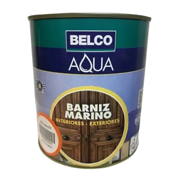 Imagen de Barniz Marino Belco Aqua Interior Exterior 0.9 Lt - Ynter Industrial