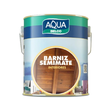 Imagen de Barniz Pu Belco Aqua Semimate Interior 3.6 Lts - Ynter Industrial