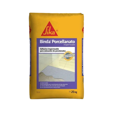 Imagen de Adhesivo p/porcelanato Sika Binda 25kg - Ynter Industrial