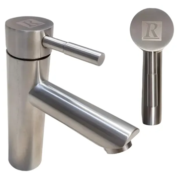 Imagen de Monocomando Lavatorio.33cm Palito Ac. Inox Satinado Rimontti - Ynter Industrial