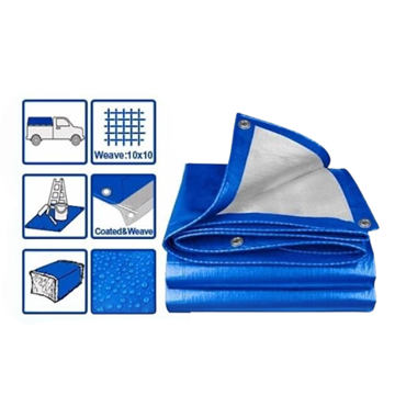 Imagen de Lona 8 X 6 mt Azul 110gr/m2 Wadfow WTQ1868 -Ynter Industrial