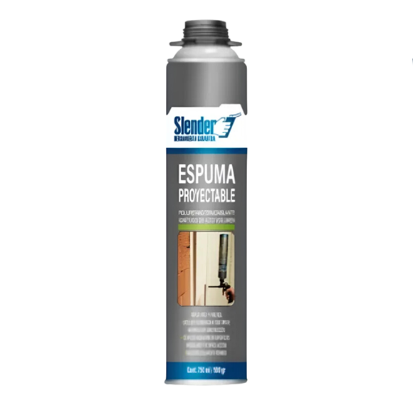 Imagen de Espuma Poliurertano Proyectable 750ML Slender Ignifuga-Ynter