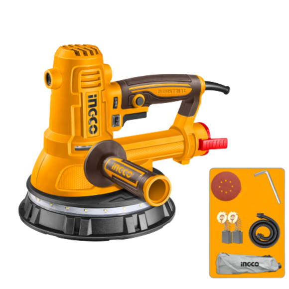 Imagen de Lijadora Yeso 850W 180mm 7" C/Accesorios Ingco - Ynter