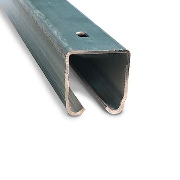 Imagen de Riel “U” aluminio p/carro corredizo 3mts  -Ynter Industrial