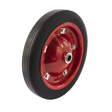 Imagen de Rueda Carretilla Maciza Roja 13" 33CM Eje 20MM - Ynter