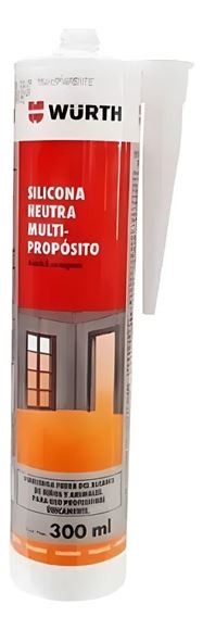 Imagen de Silicona Wurth 280 grs Neutra Blanca  x 24unid - Ynter