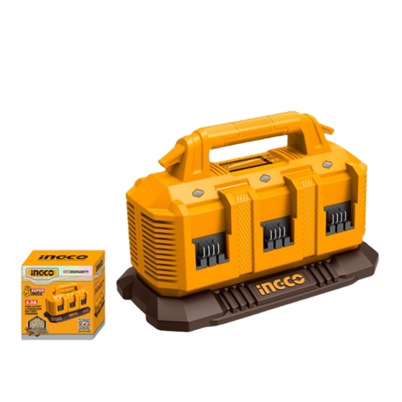 Imagen de Cargador 20V Para 6 Baterias 4Ah Ingco - Ynter Industrial
