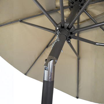 Imagen de Sombrillón 2,70mts Acero Y Tela Con Filtro UV - Ynter