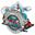 Imagen de Sierra circular 20V 4600rpm 6 1/2" Total - Ynter Industrial