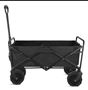 Imagen de CARRO PLEGABLE 4 RUEDAS NEGRO C/ MANIJA 84X57X43CM - Ynter