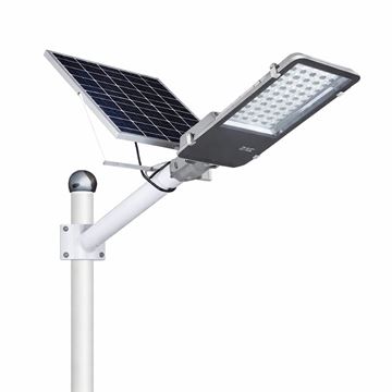 Imagen de FOCO LED C/PANEL SOLAR 100W + BRAZO - Ynter Industrial