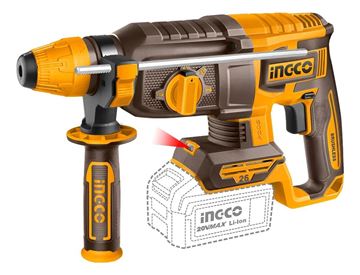 Imagen de ROTOMARTILLO BRUSHLESS 20V P20S C/2BAT Y CARG INGCO - Ynter