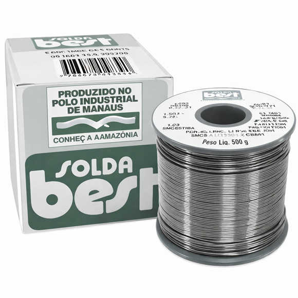 Imagen de Estaño Fideo 1.5mm 40% 500g 33mts Best - Ynter Industrial