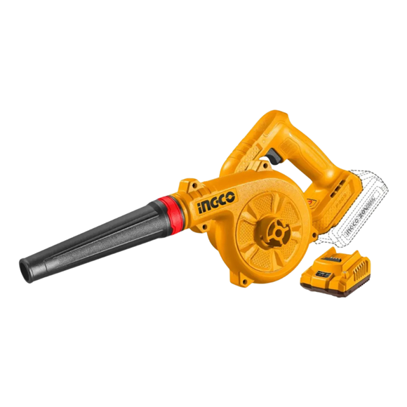 Imagen de Sopladora C/2 Bat 2Ah 20V 2.8M3/min Ingco - Ynter Industrial