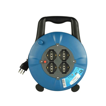 Imagen de Alargue Enrollador Centro Móvil 10m 4 schuko - Ynter