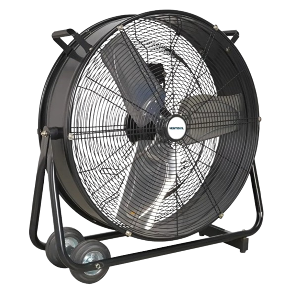 Imagen de Ventilador Industrial C/Ruedas Aspas 1200mm 500w acero - Ynter