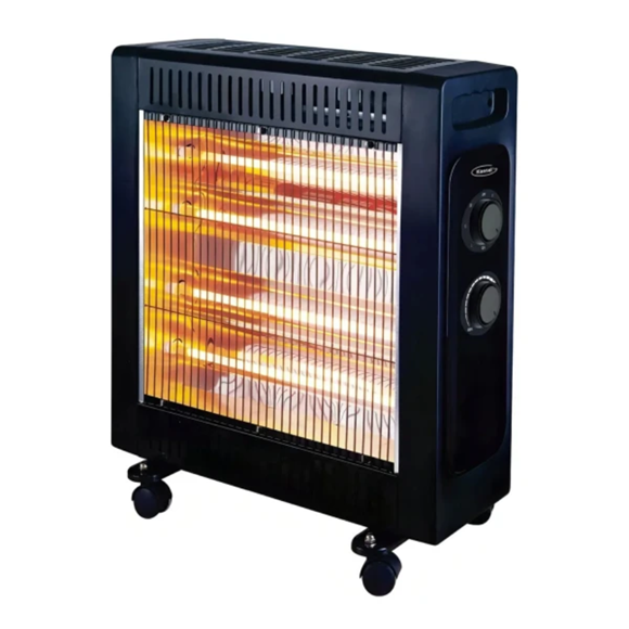 Imagen de Estufa Eléctrica Kassel Turbo 4 Cuarzos 2400 W - Ynter