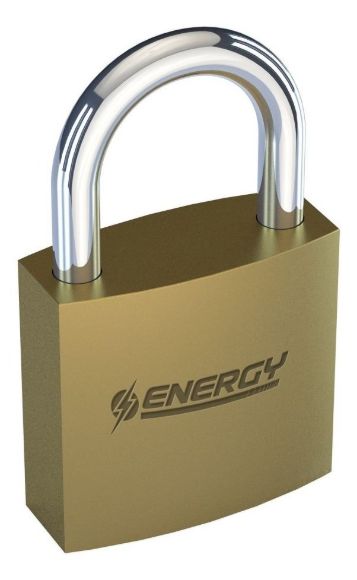 Imagen de 4 Candado bronce Energy 32mm baño de bronce - Ynter Industrial