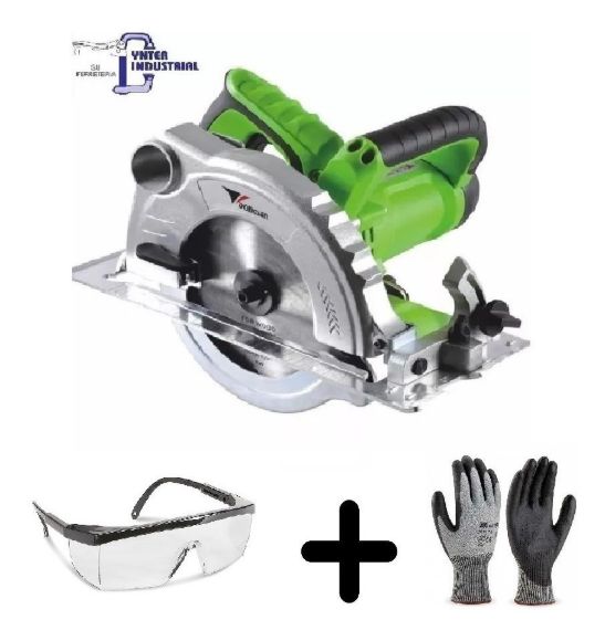 Imagen de Sierra Circular Prescott C/laser 1450w +proteccion- Ynter