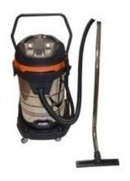Imagen de Spiradora Agua Y Polvo 75lts. Inox. 2 Motores 2400w Goldex