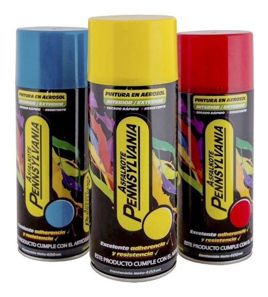 Imagen de Pintura En Aerosol Fluo/oro Pennsylvania 400ml- Ynter