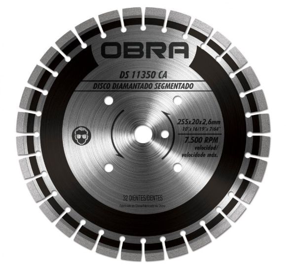 Imagen de Disco Diamantado Segmentado Obra 350mm 13 3/4pLG - Ynter