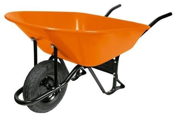 Imagen de Carretilla Calibrada 120lt Chapa C/rued.infl.ref Truper