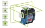 Imagen de Nivel laser de lineas 360º verde GLL3-80CG Bosch - Ynter Industrial