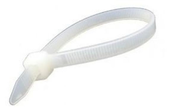 Imagen de Precinto Abrazadera Blanca 5 X 300 Mm Bolsa 100uni - Ynter