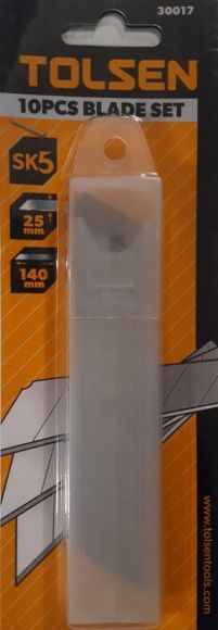 Imagen de Hojas De Trincheta Tolsen X10 25mm - Ynter Industrial
