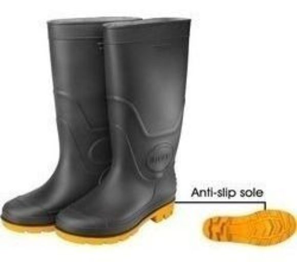 Imagen de Botas de lluvia negra/trabajo Ingco - Ynter Industrial