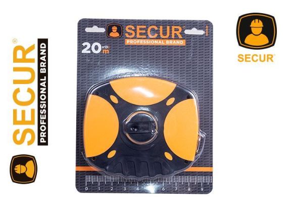 Imagen de Cinta métrica fibra de vidrio 20m x 13mm agrimensor Secur- Ynter Industrial