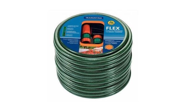 Imagen de Manguera riego tramontina 1/2'' 20mts c/acoples y soporte