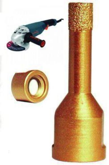 Imagen de Sierra copa para porcelanato rosca corte seco 6mm Ecef-Ynter Industrial
