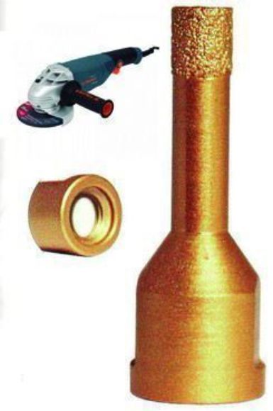 Imagen de Sierra copa para porcelanato rosca corte seco 12mm Ecef-Ynter Industrial