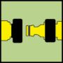 Imagen de Conector de alta calidad de latón p/ manguera de 1/2 y de 5/8 Karcher - Ynter Industrial