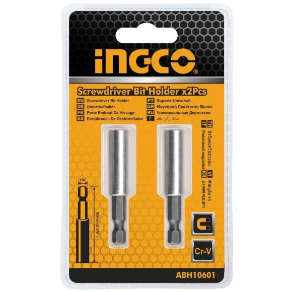 Imagen de Alargador prolongador 60mm hex. magnético Ingco - Ynter Idustrial