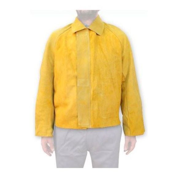 Imagen de Chaqueta soldar cuero XXL cierre velcro Slender- Ynter Industrial