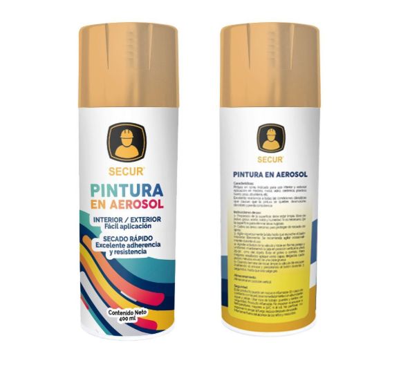 Imagen de Pintura en aerosol laca 400 ml Secur - Ynter Industrial