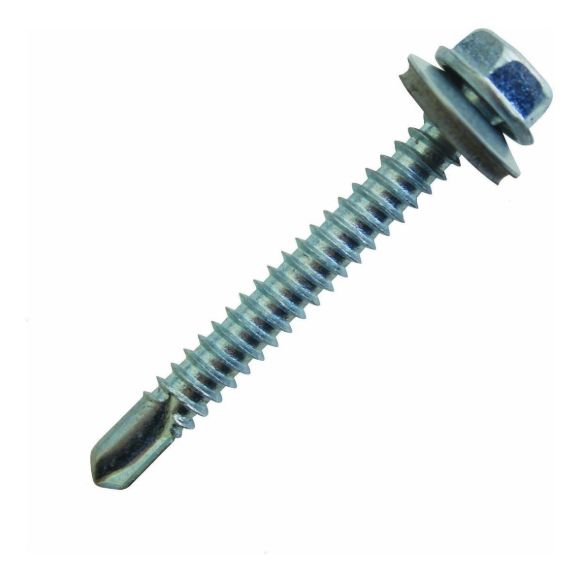 Imagen de Tornillo hexagonal Patta punta mecha 6,3 x 50 100 uni-Ynter Industrial