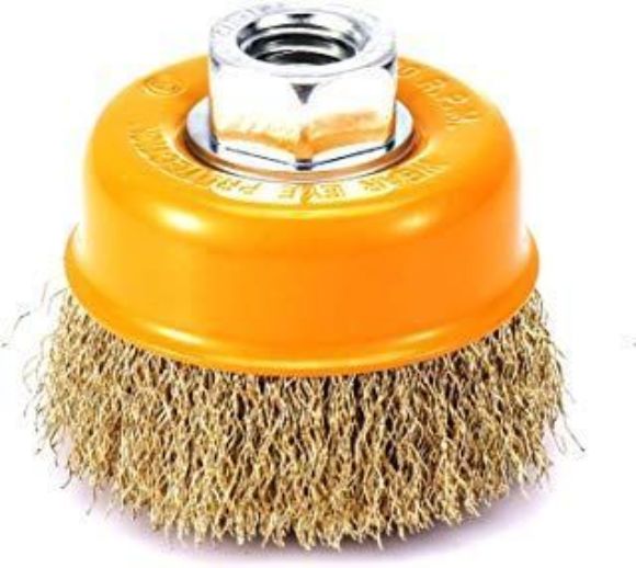 Imagen de Cepillo copa p/amoladora Hoteche Rosca especial 5/8"  Ynter