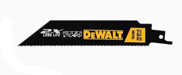 Imagen de Hoja p/sierra sable Dewalt 12" long life 14/18 TPI - Ynter Industrial