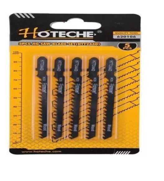 Imagen de Hojas sierra para calar madera 5 piezas Hoteche HTT244D - Ynter Industrial