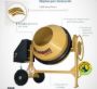 Imagen de Hormigonera Volteo Monofásica 400lt 2hp Menegotti - Ynter