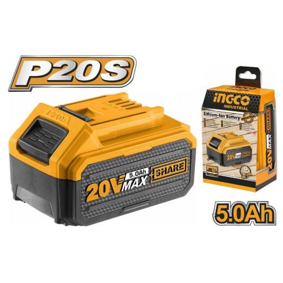 Imagen de Bateria 20V 5AH P20S Ingco FBLI2003 - Ynter Industrial